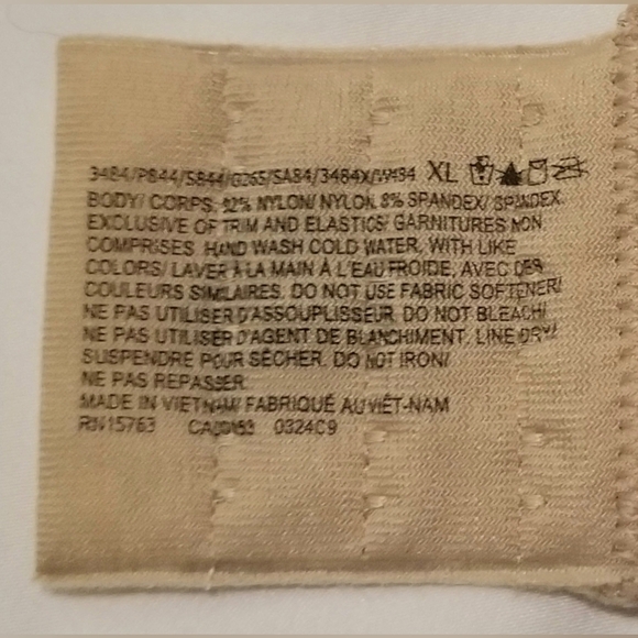 Bali Comfort Revolution Wireless Bra - Brand New - XL - Nude/Beige - Picture 6 of 6